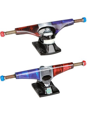 Krux 5.0 The Fuzz Tall Trucks Blue/Red 8.5