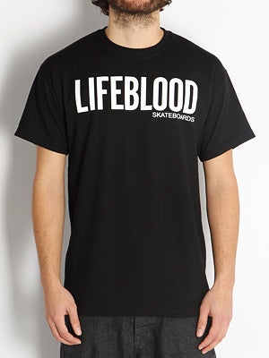 Lifeblood Logo Tee Black MD