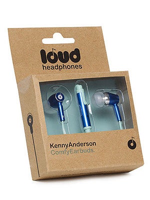 Loud Headphones Kenny Anderson Earbuds Blue/Light Blue