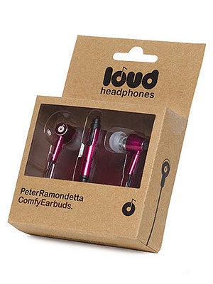 Loud Headphones Peter Ramondetta Earbuds Red/Black