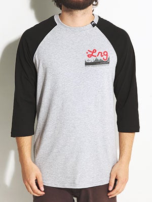 LRG Core 3/4 Sleeve Raglan Ash LG
