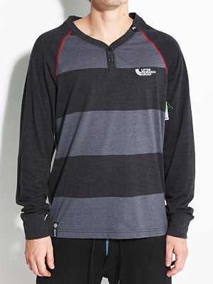 LRG Ascend Henley Black Heather SM