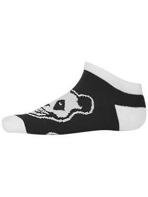 LRG Crimson Panda No Show Socks Black 10-13