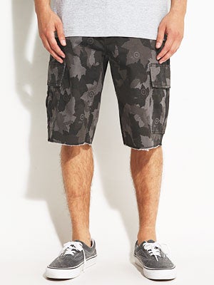 LRG Team TS Cargo Shorts Black Camo 30
