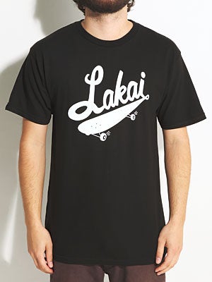 Lakai Ballpark Tee Black MD