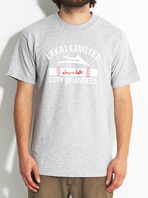 Lakai Choco Athlete Tee Athletic Heather LG