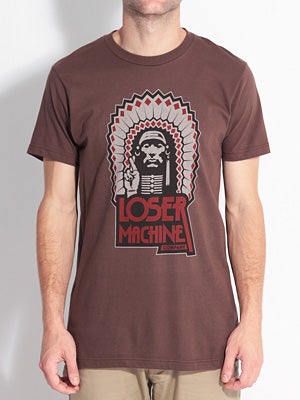 Loser Machine Injun Tee Brown MD