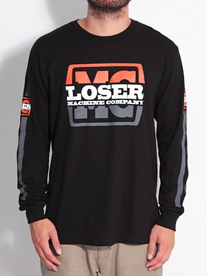 Loser Machine Last Place Longsleeve Tee Black MD