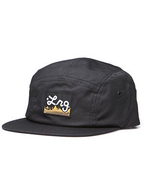 LRG Core Nine 5 Panel Hat Black