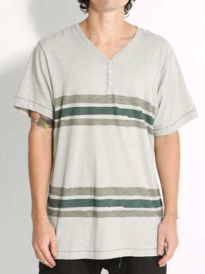 Lost Sub-Scorcher Henley Shirt Army MD