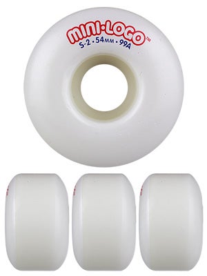 Mini Logo S-2 White 99a Wheels