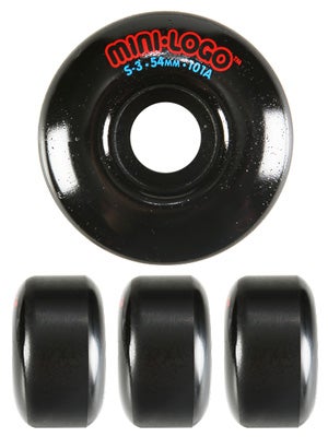Mini Logo S-3 Black 101a Wheels