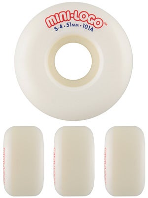 Mini Logo S-4 White 101a Wheels