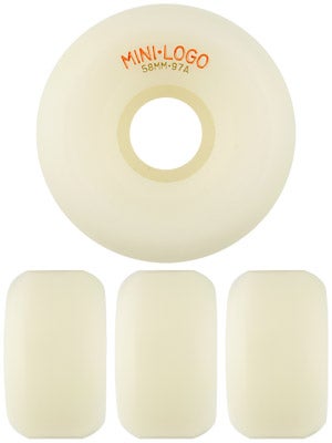 Mini Logo A-Cut White 97a Wheels
