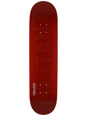Mini Logo Militant Shape 112 Maroon Deck  7.75x31.75