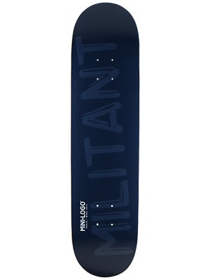 Mini Logo Militant Shape 126 Navy Deck  7.625x31.625