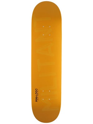 Mini Logo Militant Shape 126 Yellow Deck  7.625x31.625