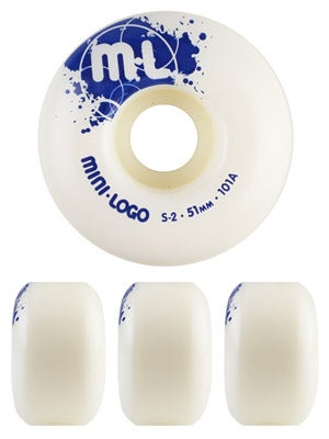 Mini Logo S-2 White 101a Wheels 51mm