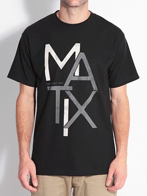 Matix Monospace Tee Black SM