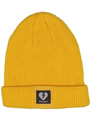 Mystery Heart Patch Beanie Yellow
