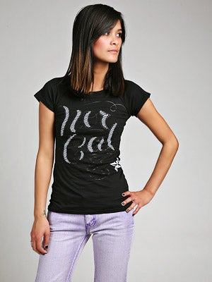 Girl's Flourish Shirt Black WXS