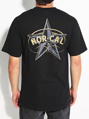 Nor Cal Gold Label Tee Black SM