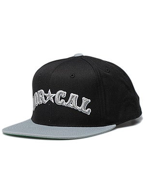 Nor Cal Nautical Starter Hat Black/Grey Adj.