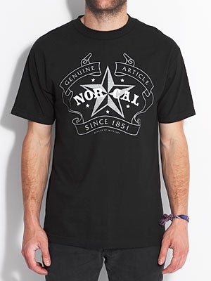 Nor Cal Crest Tee Black MD