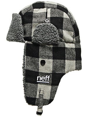 Neff Plaid Baumer Hat Black/Grey