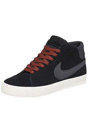 Nike Blazer Mid LR Shoes  Black/Field Brown