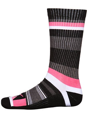 Nike Stripes Skate Socks Pink/Black