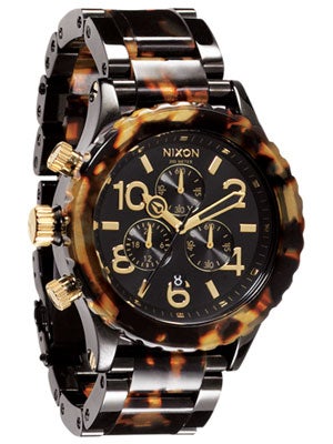 Nixon The 42-20 Chrono Watch  All Black/Tortoise