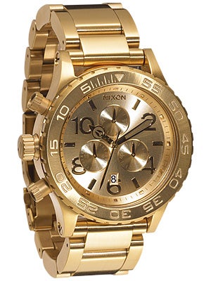 Nixon The 42-20 Chrono Watch All Gold