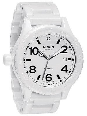 Nixon The Ceramic 42-20 Watch  All White