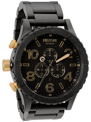 Nixon The 51-30 Chrono Watch Matte Black/Gold