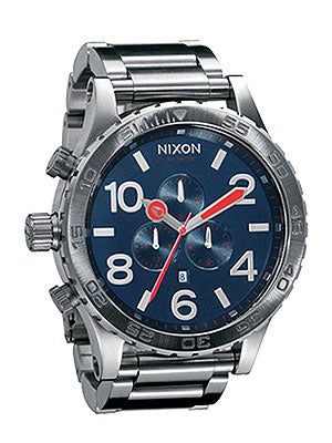 Nixon The 51-30 Chrono Watch  Navy/Stainless