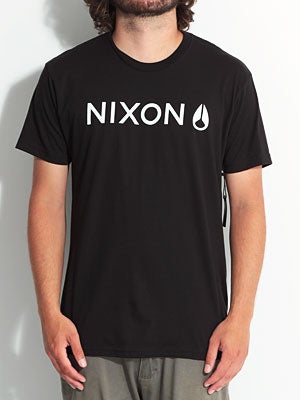 Nixon Basis Tee Black/Charcoal XL