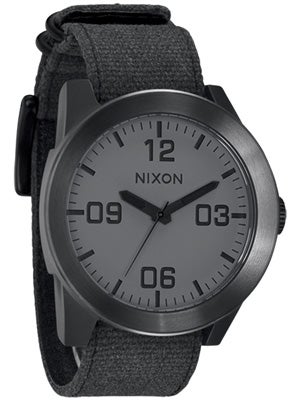 Nixon The Corporal Watch Matte Black/Matte Gunmetal