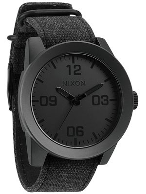 Nixon The Corporal Watch  All Black