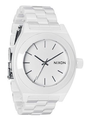 Nixon The Ceramic Time Teller Watch White