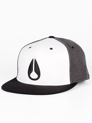 Nixon Deep Down 210 Flexfit Hat Blk/White SM/MD