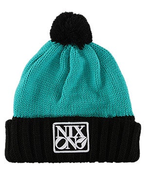 Nixon Filled Up Beanie Black/Teal