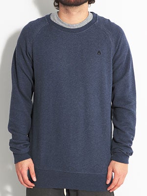 Nixon Identity Too Crew Sweatshirt Navy MD