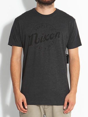 Nixon Supply Tee Dark Heather XL