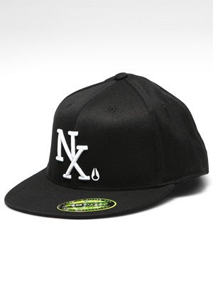 Nixon Symbol 210 Flexfit Hat Black SM/MD