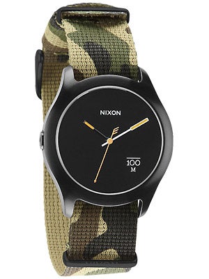 Nixon The Quad Watch Woodland Camo