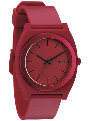 Nixon The Time Teller P Watch Dark Red Ano