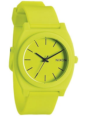 Nixon The Time Teller P Watch Neon Yellow