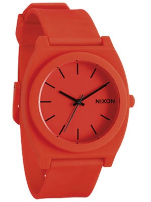 Nixon The Time Teller P Watch  Neon Orange