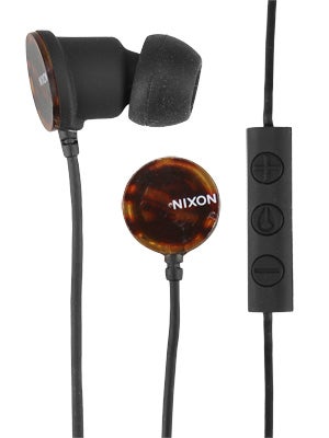 Nixon Wire 3-Button Mic Headphones Tortoise
